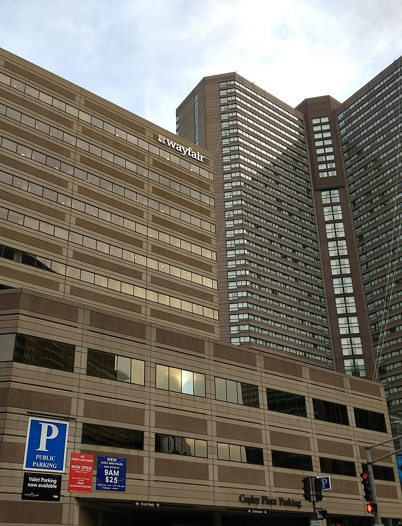 Trụ sở chính của Wayfair tại khu vực Back Bay của Boston, Massachusetts vào năm 2018.